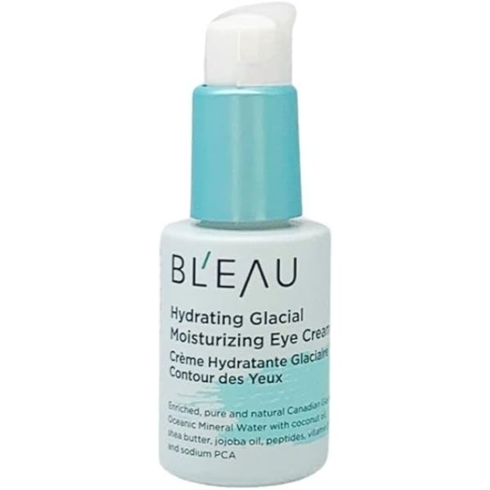NIB BLEAU Hydrating Glacial Moisturizing Eye Cream Hydrate Energize Renew